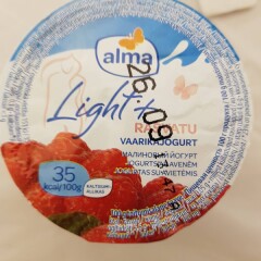 ALMA Light+ rasvatu vaarikajogurt 125g