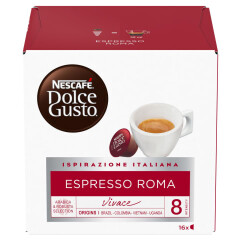 NESCAFE Kavos kapsulės DG ESPRESSO ROMA 16pcs