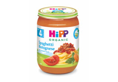 HIPP EKO tyrelė HIPP su spagečiais, bolonijos padažu, nuo 4 mėn. 190g