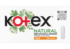 KOTEX TAMPON NATURAL NORMAL 16pcs
