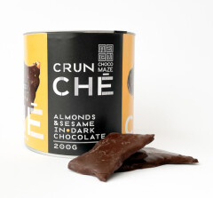 MYSNACK CrunCHÉ Almonds&Sesame in Dark Chocolate 200g