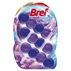 BREF WC värskendaja Brilliant Gel Magic Breeze 3x42g 126g