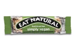 EAT NATURAL Batoon Simply Vegan puuviljade, pähklite, kookose ja šokolaadiga 45g