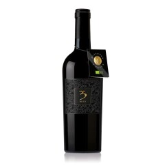 3 PASSO Raud.saus.vynas ROSSO ORGANIC,14%, 0,75l 750ml