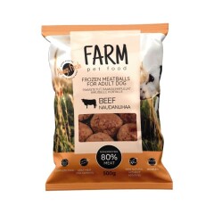 FARM PET FOOD Veiselihapallid, külmutatud 500g