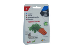 BALTIC AGRO Carrot Seeds 'Jõgeva Nantes' 4m Seed Band 1pcs