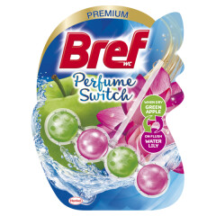 BREF WC valiklis gaiviklis BREF PERFUME SWITCH APPLE-WATER 50g