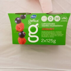 VALIO GEFILUS jogurt mustika 2x125g 250g
