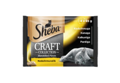 SHEBA Kons.kačių ėdal.su paukštien.SHEBA,4x85g 340g