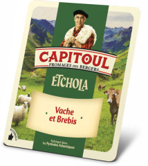 CAPITOUL Avių ir karvių pieno sūris Etchola CAPITOUL, 50%, 10x180g 180g