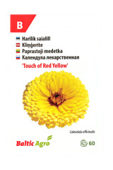 BALTIC AGRO Календула 'Touch of Red Yellow' 60 семян 1pcs