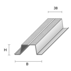 PROFILINE Mütsprofil MP 27 3M 0.55ZN 1m