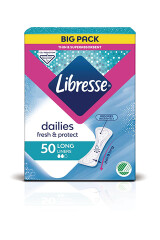 LIBRESSE Higieniniai įklotai LIBRESSE LONG 50pcs