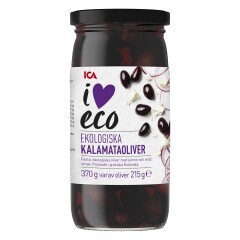 I LOVE ECO Kalamata oliivid 370/215g 370g
