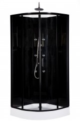 HARMA Shower room Harma Black Onyx 85x85x220cm (4 boxes) 1pcs