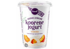 FARMI Koorene jogurt virsikutega 4% 400g