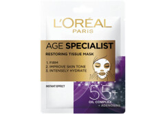 L'OREAL PARIS AGE SPECIALIST 55+ restoring tissue mask 30g