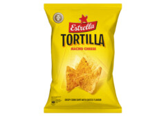 ESTRELLA Kukurūzų traškučiai estrella tortilla (sūrio skonio) 90g