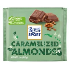 RITTER SPORT Šokoladas su karam. migd. 100g