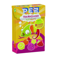 PEZ Tutti Frutti maitselised glükoosidropsid 8 vitamiiniga 45g