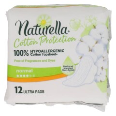 NATURELLA Higiēnas paketes Cotton Normal 12pcs