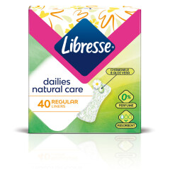 LIBRESSE Hig.įklotai LIBRESSE NATURAL,40vnt 40pcs