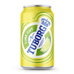 TUBORG Tuborg Lime Cut 0,33L Can 0,33l