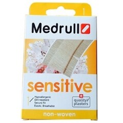 MEDIRULL Karp. pleistras MEDRULL SENSITIVE, 1 vnt 10pcs