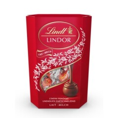 LINDT Pieninio šokolado rutuliukai LINDT LINDOR 200g