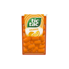 TIC TAC Saldainiai TIC TAC, apelsinų skonio, 18 g 18g