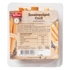 TOP FOOD Külmsuits.juustupulgad 100g