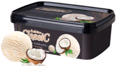 CLASSIC CLASSIC Coconut cream ice cream with coconut flakes 800ml/390g 0,39kg
