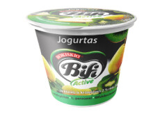 ROKIŠKIO BIFI ACTIVE Jogurts BIFI ACTIVE ar kivi un bumb. 2% 200g
