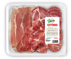 CITTERIO Vytintų mėsos gaminių rinkinys CITTERIO pjaustytas, 12x100g 100g