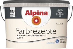 ALPINA Vesidispersioonvärv sisetöödeks Alpina Farbrezepte 6.5L karbi hall 6,5l