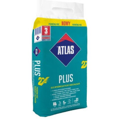 ATLAS Plytelių klijai ATLAS PLUS, elastingi 10kg