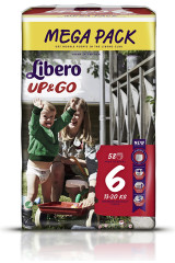 LIBERO Up&Go 6 mega püksmähe 13-20 kg 58pcs