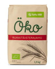 TARTU MILL Öko rukkitäisterajahu 1,5kg