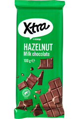X-TRA Purustatud metsapähklitega piimasokolaad 100g
