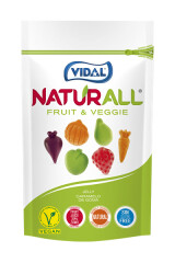 VIDAL Doypack Naturall Fruit&Veggie Guminukai 180g