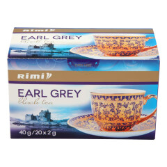 RIMI Juod. arbata RIMI Earl Grey, 20vnt., 40g 20pcs