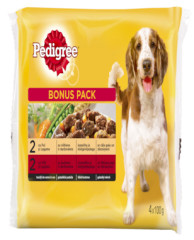 PEDIGREE Rinkinys konservuoto šuns ėdalo 4x100 g 400g