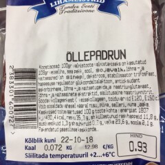 GROSSI LIHAMEISTRID Õllepadrun 1kg