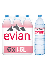 EVIAN Vesi Evian 1,5lx6 9l