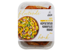 KIKAS Küpsetatud kanafilee ribad 300g