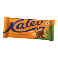KALEV Kalev milk chocolate with whole hazelnuts 100g