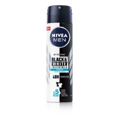 NIVEA Vīriešu dezodorants spray Black &White Fresh 150ml