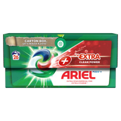 ARIEL Geelkapslid Plus Extra Clean Power, pappkarbis 26pcs