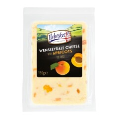 ILCHESTER Cheese Wensleydale with apricot, 38%, 12x150g 150g