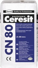 CERASIT Išlyginamasis grindų mišinys CERESIT CN80, 5-80 mm, 25 kg 25kg